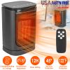 1500W Electric Space Heater Ceramic Heater Fan 90ºOscillating Heating Fan with 3 Modes Remote Control Digital Display Tip-over Overheating Protection