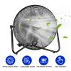 12in Floor Fan Copper Motor High-Velocity Industrial Fan with 3 Adjustable Speeds 180 Degree Tilt Head Easy Carry Handle Fan