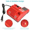 M12 M18 Rapid Fast Charger Fit for Milwaukee 10.8-18V Battery 48-59-1812 48-59-1808