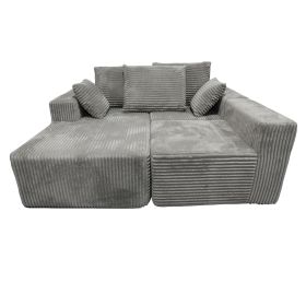 Corner combination sofa, sectional sofa ,couch sofa,sofa bed, made of high-density sponge and soft plush fabric