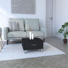 Coffee Table Albuquerque, One Drawer, Black Wengue Finish