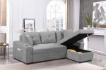 convertible sectional sofa with armrest storage