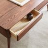 Elevating Center Table Low Table 100% Solid Oak Wood Top Plate Desk Coffee Table Width 120 x Depth 65 x Height 45 cm Study Desk Work From Home Easy To