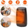 1500W 70° Oscillating Portable Electric Space Heater Personal Fan w/ Tip Over and Overheat Protection Ceramic Heater for Bedroom Office Desk