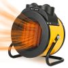 1500W Portable Electric Space Heater Personal Fan w/ Overheat Protection Adjustable Temperature Ceramic Heater for Bedroom Office Desk