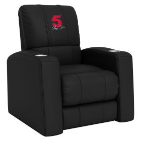 Relax Home Theater Recliner Geoff Bodine #5 with Signature Logo (Material: Commercial Grade Synthetic Leather)
