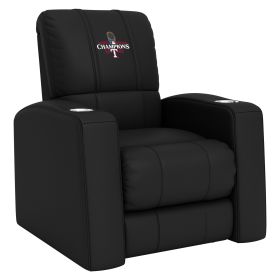 Relax Home Theater Recliner with Texas Rangers 2023 Champions Logo (Material: Commercial Grade Synthetic Leather)