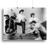 The Beatles on board a yacht Canvas Print or Poster