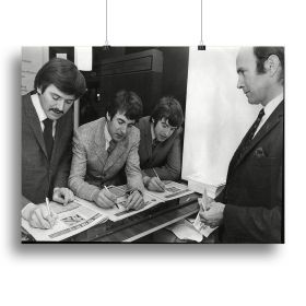 Pop Group The Bachelors Canvas Print or Poster (Type: Poster Print, size: Medium (16" x 12"))