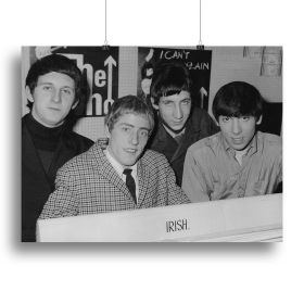 The Who Photograph Canvas Print or Poster (Type: Standard Framed Canvas Print, size: Large (24" x 16"))