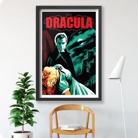 horror line dracula cover poster wall art (Type: Poster, size: Portrait 12 x 18 inches)
