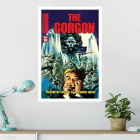 horror line the gorgon poster wall art (Type: Poster, size: Portrait 12 x 18 inches)