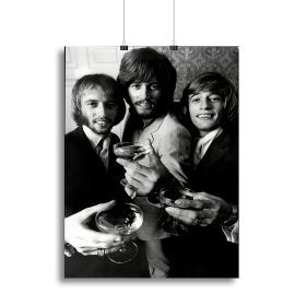 The Bee Gees Canvas Print or Poster (Type: Poster Print, size: 28" x 20" / 70cm x 50cm (approx))