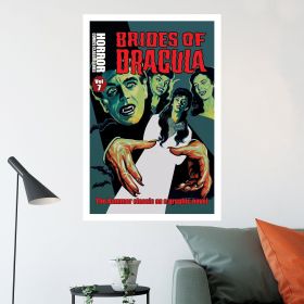 horror line brides of dracula poster wall art (Type: Poster, size: Portrait 16 x 24 inches)