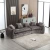 Modular Sectional Sofa, U-Shaped Couch with Sofa for five & Pillows, Modern Minimalist chenille Fabric Large Comfy Cloud Sofas
